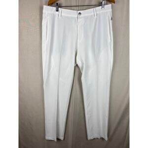 Adidas Ultimate365 Golf Pants White Mens Sz 36 x 32 (37x30) Stretch Performance